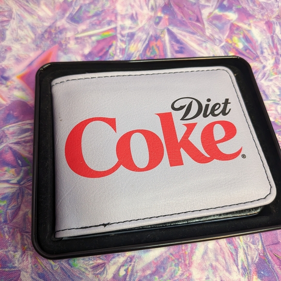 White and Red Logo Card Holder Wallet - Picture 3 of 5